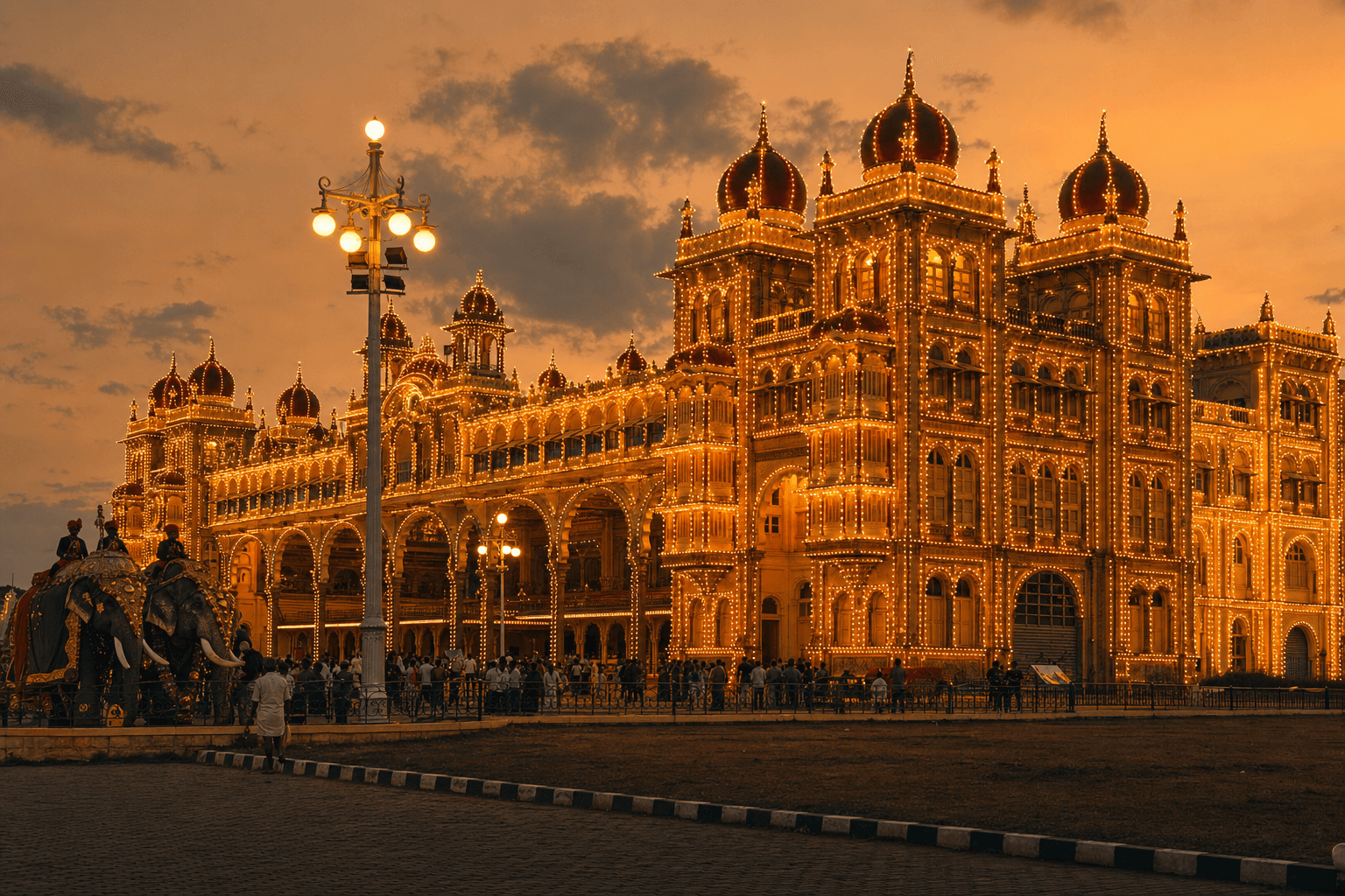 Mysuru — Amba Vilas Palace · Home base