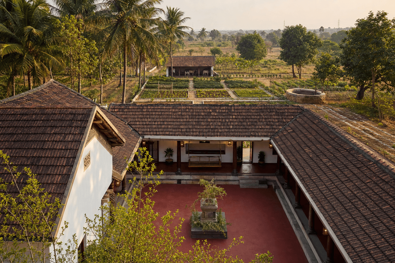 Farm and Courtyard House — Mysore & Karnataka